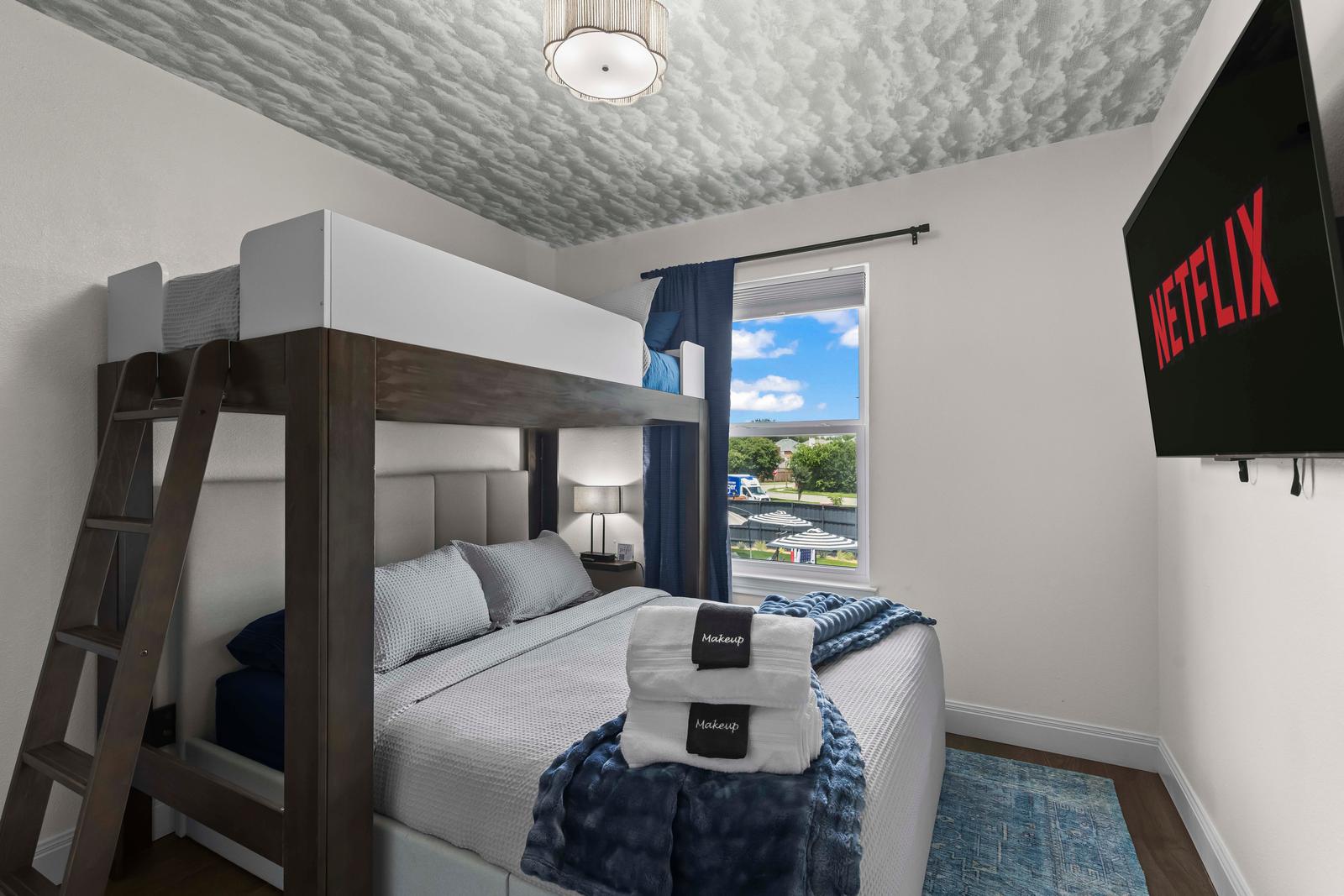 Bedroom 3 - Queen + Twin Loft