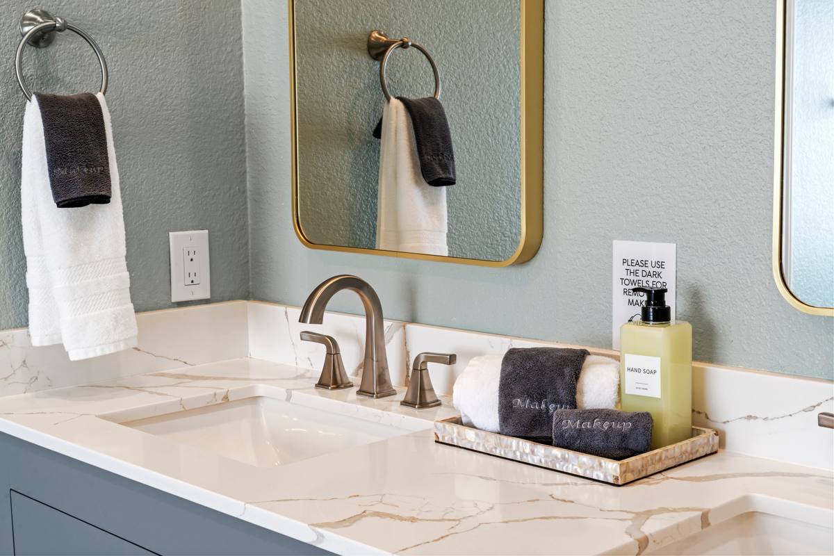 The Indigo Oasis Bathrooms – Bathroom Vanity 1