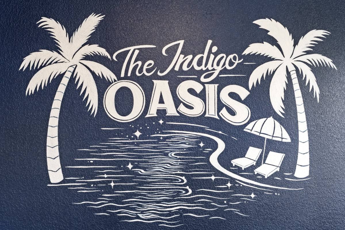 The Indigo Oasis Game Room – Game Room Logo 1