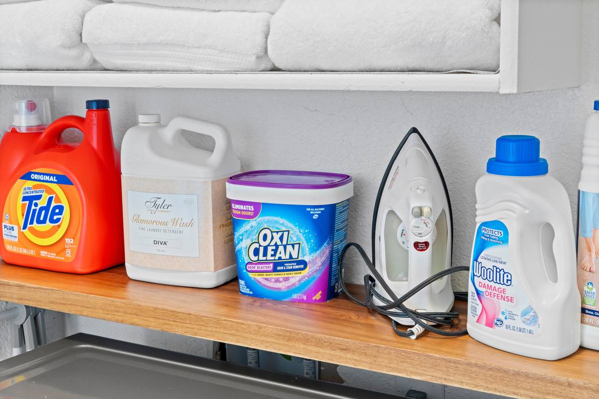 The Indigo Oasis Laundry & Storage – Laundry Supplies 1