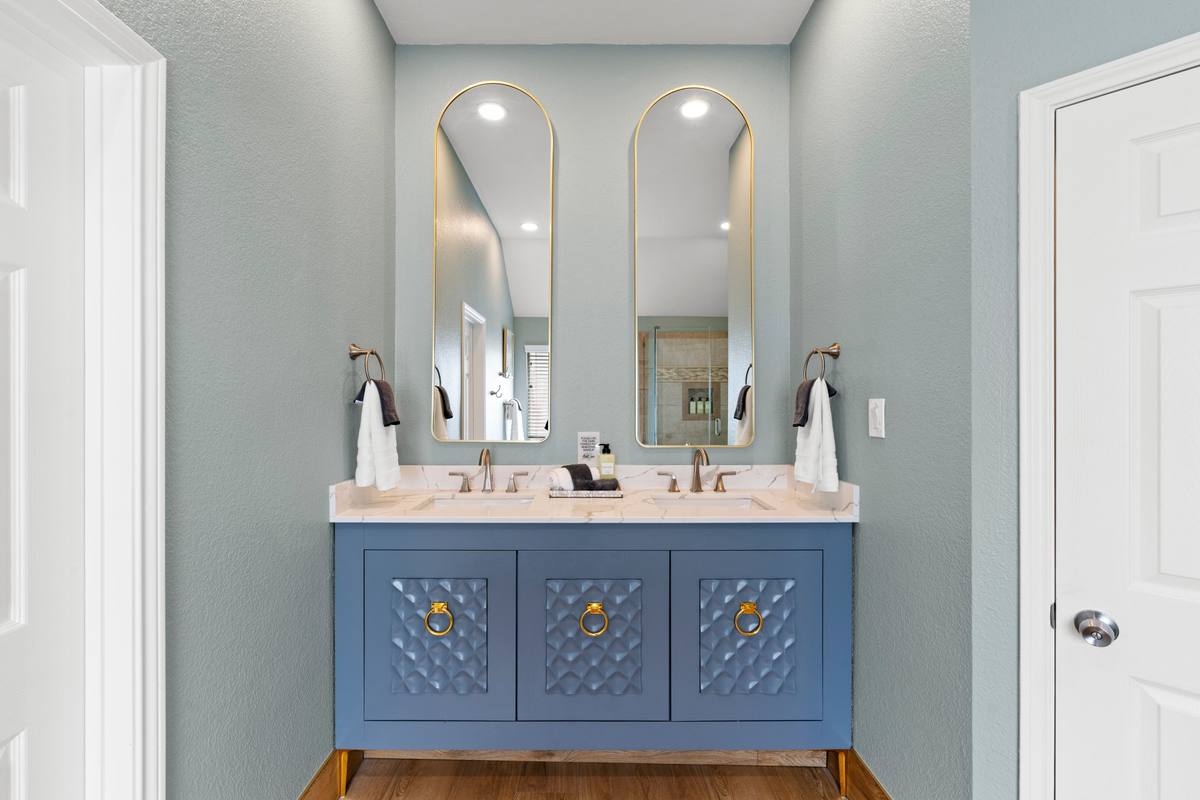 The Indigo Oasis Primary Bathroom – Primary Bathroom Vanity 1